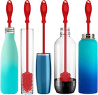 12.5" Silicone Bottle Brush & Straw Cleaner Brush Set | Water Bottle Cleaner - Image 3