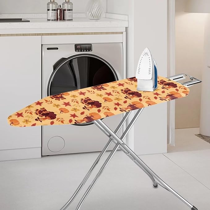 Fall Pumpkins Turkey Ironing Board Pad and Cover Standard Ironing Board Cover - Image 2