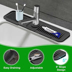 Sink Splash Guard, 5°Slope Silicone Draining Mat - Image 6
