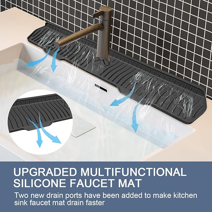 Faucet Guard - 90 Foldable Draining Mat - Image 4