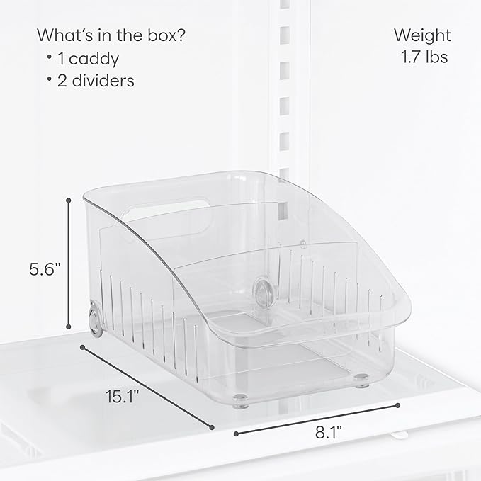 YouCopia RollOut® Fridge Drawer 8", Fridge Organizer and Storage - Image 4
