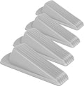 4 Pack Premium Rubber Door Stoppers Wedge, Door Stops by BHYTAKI