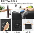 LOPNUR Kitchen Dish Drying Mat, Super Absorbent Dish Drying Pad, Diatomite - Image 9