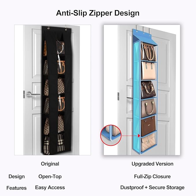Lirex Over The Door Purse Organizer & Purse Shelf - Image 4