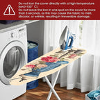 Nuxovilar Vintage Sewing Elements Ironing Board Cover& Floral Design, This - Image 6