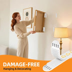 XL Picture Hanging Strips Heavy Duty, 40 Strips Damage Free Removal Picture - Image 3