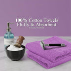 Hand Towels Purple Economy Salon Towels - Image 3