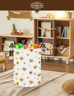 HUNRUNG Laundry Hamper, Large Canvas Fabric Lightweight Storage Basket Toy - Image 8