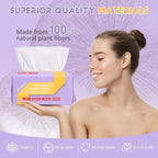 300 Count Disposable Face Towels Ultra Soft Hand Washcloth Lint-Free Dry Wipes - Image 2