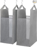 STORAGE MANIAC 2-Pack Hanging Laundry Hamper, Front See-Through Mesh Bag by STORAGEMANIAC