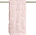 Artoid Mode 1 Pc Pink 3D Rabbit Jacquard Easter Hand Towels by ArtoidMode