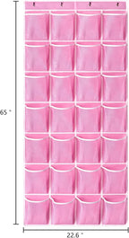 KEEPJOY 28 Pocket Over The Door Shoe Organizer, Hanging Door Shoe Holder Rack - Image 2