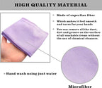 Window Cleaning Cloth.Glass Cleaning Cloth, Streaks Scratches Free. Purple 1 - Image 2