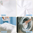 4 Pack Extra Large Microfiber Cleaning Cloths 20"x30", Lint-Free Reusable Towels - Image 6