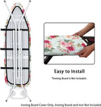 Flower Print Cover for Ironing Board 15x54 Inch Standard Size Flower Print Iron - Image 4