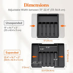 Lifewit Silverware Drawer Organizer, Expandable Utensil Tray - Image 3