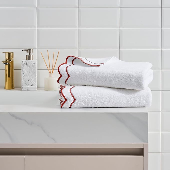 Peri Home 2 Piece Bath Towel Set, 500 GSM, 100% Cotton Towel by perihome