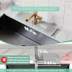 15.7 Inch Long Stone Faucet Mat - Image 3