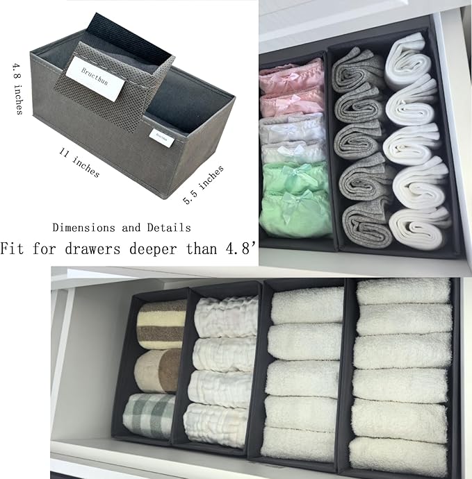 Sock Drawer Organizer 3 Pack - Image 8