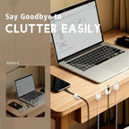 Cable Clips, Cord Holder, Adhesive Cord Clips, Wire Holder - Image 4