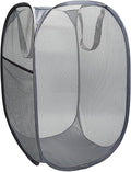 The upgraded pop-up laundry basket features a breathable side pocket mesh design by FOAYACCY