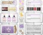 14 Pcs Clear Drawer Organizer, Adjustable Drawer Storage Box, 3-Size Desk - Image 7