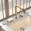 Light Gray-Oval 23.6" Diatomite Kitchen Faucet Mat Stone Sink Tray – Quick by Unknown