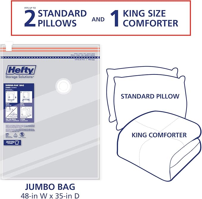Shrink-Pak Space Bags Vacuum Storage Bags - Image 6