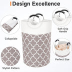 Large Laundry Basket Laundry Hamper Bag Washing Bin Clothes Bag Collapsible Tall - Image 3