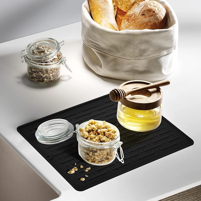 Dish Drying Mats, Heat-resistant Silicone Mat - Image 5
