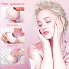 ANGNYA Nail Dust Brush, Round Nail Art Dust Powder Remover Brush - Image 7