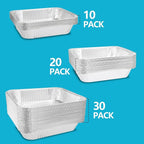 9x13 Thickened Aluminum Foil Pans, Food Prep, Steam Table, and Party Catering. - Image 7