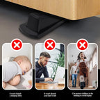 12 Pack Door Stoppers for Bottom of Door, 4.8x2.2x1.3in Door Stops, Rubber Door - Image 4