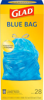 Glad 30 Gallon Garbage Bags, Large Drawstring Trash Bags - Image 2