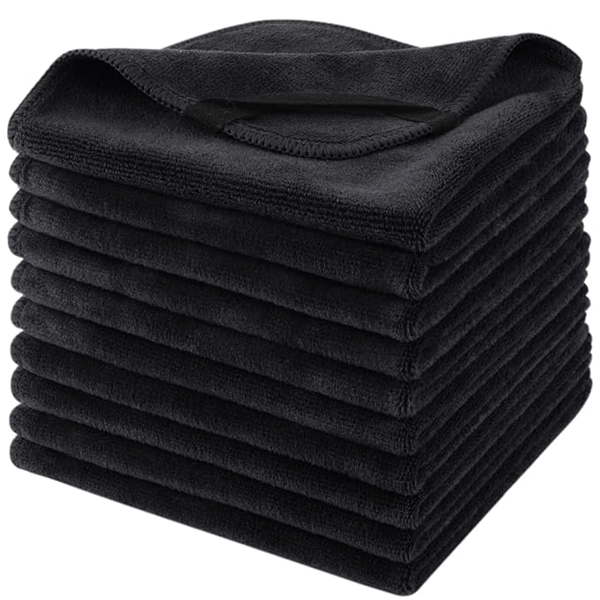 SINLAND Microfiber Facial Cloths Fast Drying Washcloth 12inch x 12inch by SINLAND