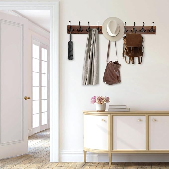 IBosins 34'' Coat Rack Wall Mount - Image 7