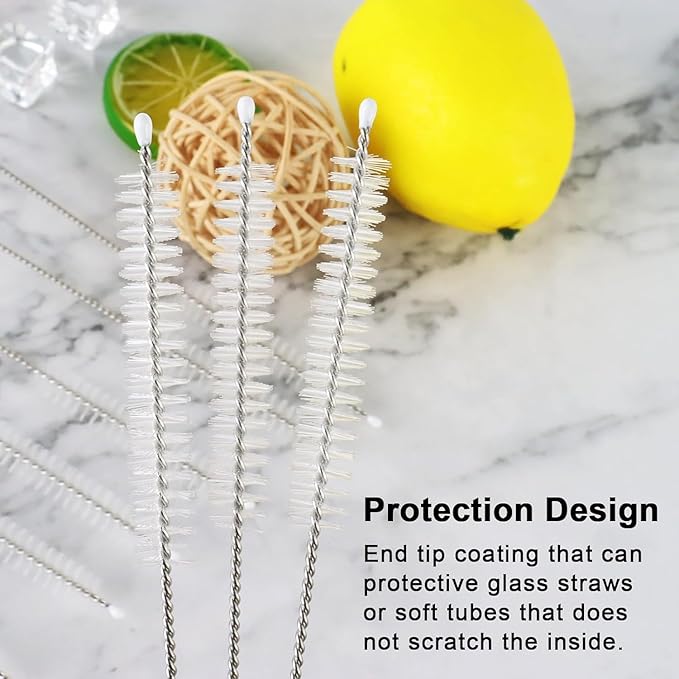 Straw Cleaner Brush Fit for Owala FreeSip 24oz/32oz/40oz, Silicone Long Handle - Image 6