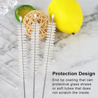 Straw Cleaner Brush Fit for Owala FreeSip 24oz/32oz/40oz, Silicone Long Handle - Image 6