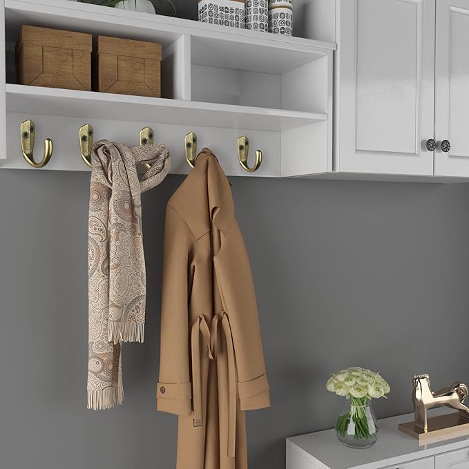 IBosins 50PCS Coat Hooks Wall Mounted Single Prong Robe Hook - Image 4