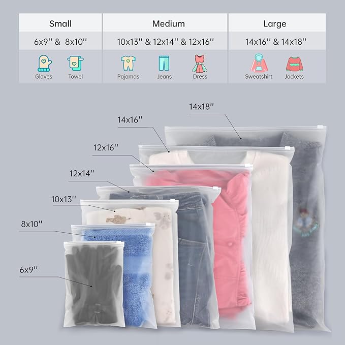 8x10 Inch Swimsuit Bags, socks，towel | No Vent Holes - Image 5