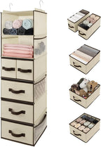 GRANNY SAYS Hanging Closet Organizers and Storage 6 Shelves, Closet Hanging by GRANNYSAYS