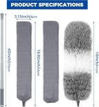 4 Pcs Dusters for Cleaning, 2 in 1 Microfiber Dusters and Retractable Gap Dust - Image 2