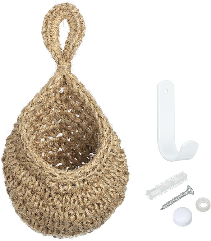 PATIKIL Hanging Fruit Baskets for Kitchen, Mini Size Teardrop Home Decor by PATIKIL