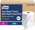 Tork Matic Extra Soft Paper Hand Towel Roll White by Tork