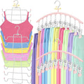 TomCare 360° Swivel 2 Pack Tank Top Hanger and 2 Pack Leggings Organizers Space by TomCare