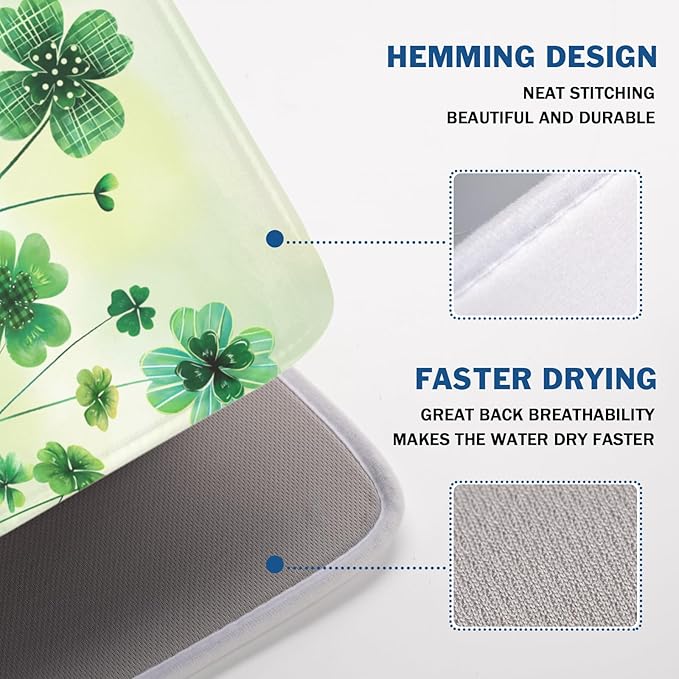 St Patrick's Day Dish Drying Mat - Image 4