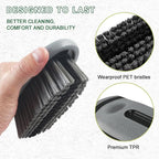 Carpet and Upholstery Cleaning Brush, Stiff Bristle Carpet Detailing Scrubber - Image 4
