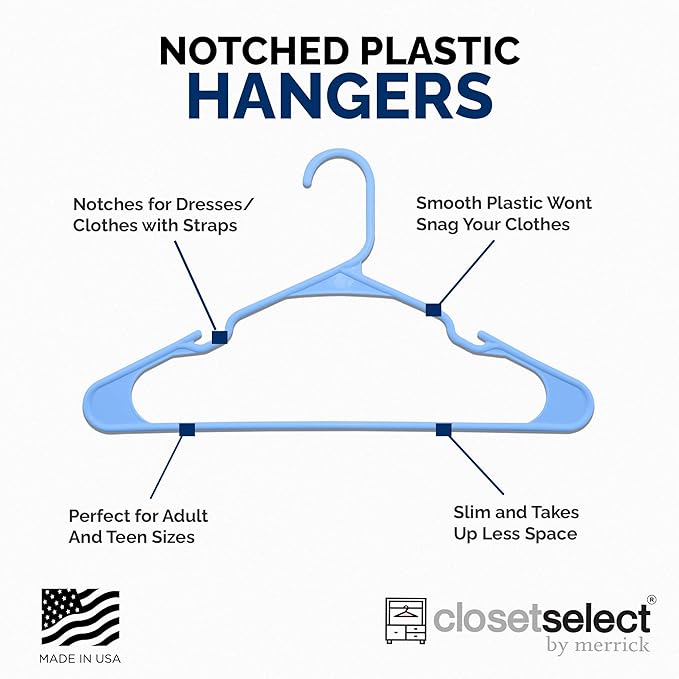 Plastic Hangers 50 Pack - Image 4
