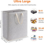 Lifewit 1 Pack Laundry Hamper Large Collapsible Laundry Baskets, Freestanding - Image 4
