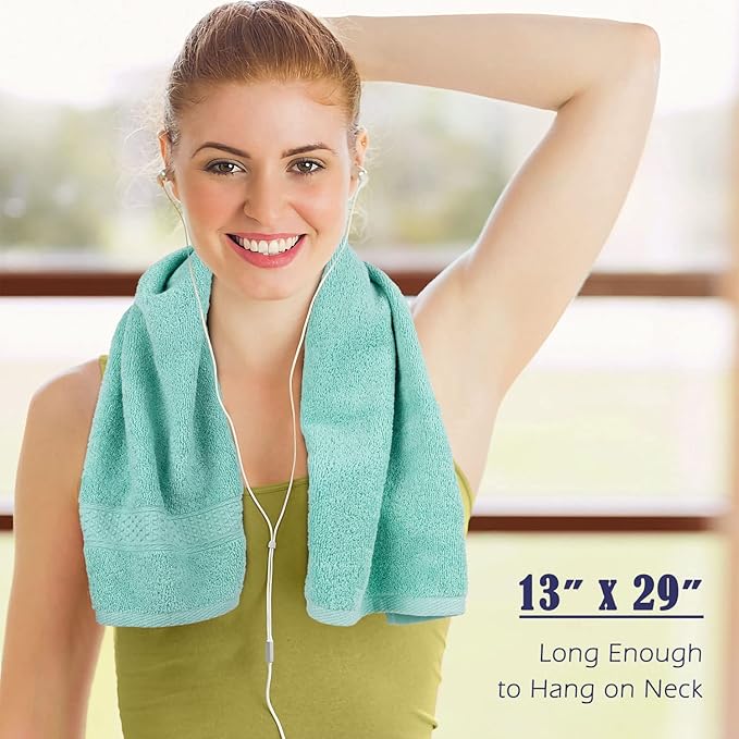 Cleanbear Cotton Hand Towel Set 6-Pack Ultra Soft Hand Towels - Image 6